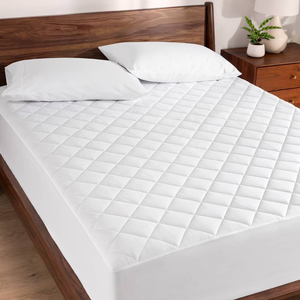 Bare Home Quilted Hypoallergenic Fitted Mattress Pad