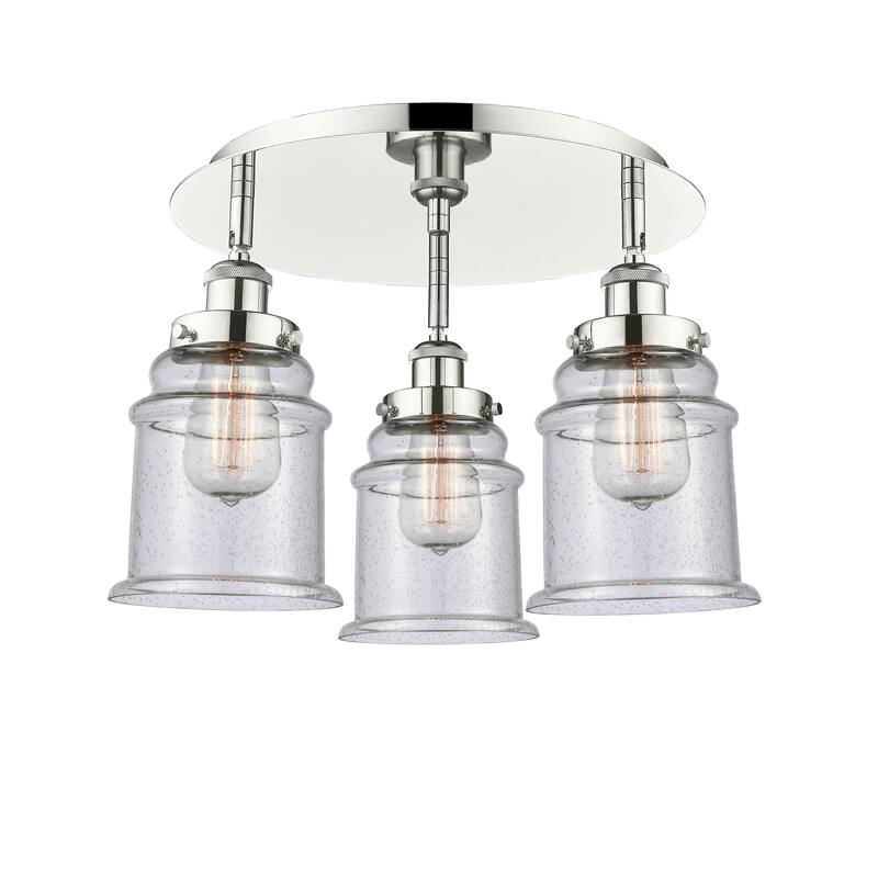 Innovations Lighting Canton - 3 Light 18" Flush Mount