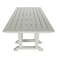 preview thumbnail 45 of 49, Laguna Hdpe All Weather Outdoor Patio 71" Rectangular Dining Table