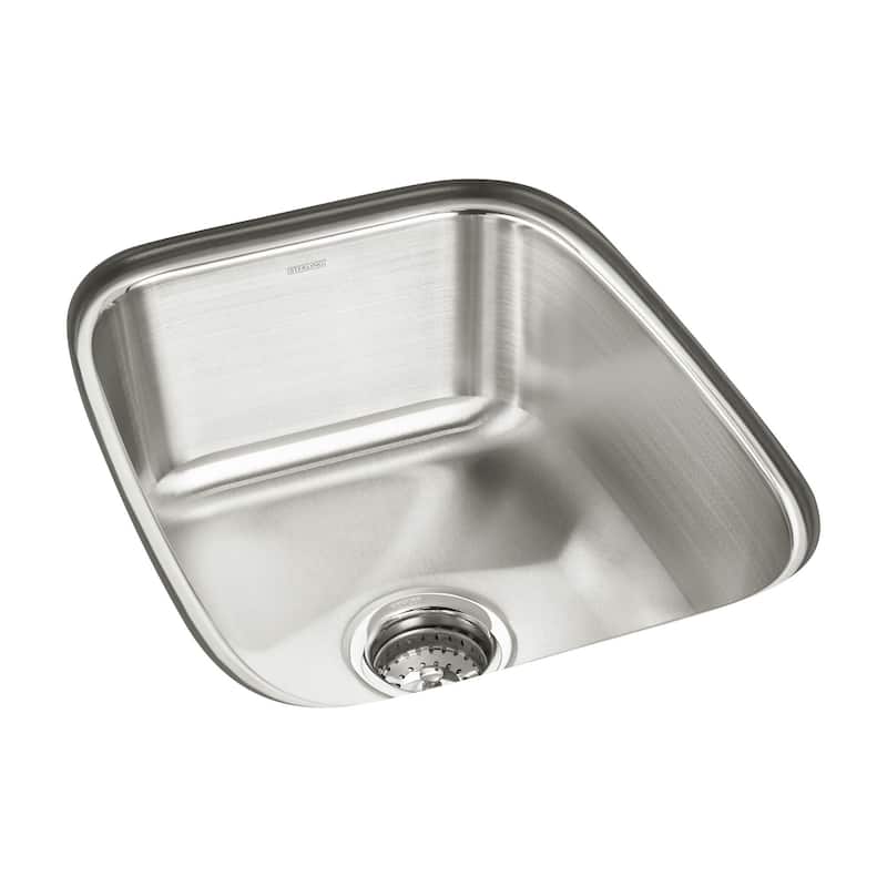 Sterling 11449 SpringDale 16-1/2" Single Basin Undermount Stainless - Stainless Steel