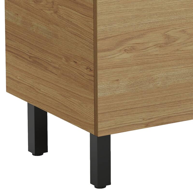 Moasis 25'' Free-Standing Bathroom Vanity with SMC Top and Cabinets