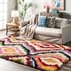preview thumbnail 15 of 23, Nuloom Handmade Carnival Abbey Shaggy Area Rug 3' x 5' - Multi