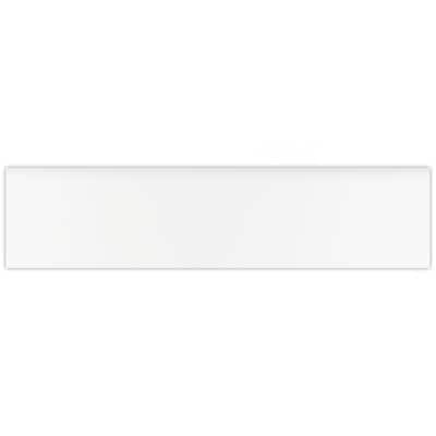 Merola Tile Battiscopa Matte White 3-1/8" x 13" Ceramic Wall Trim - (1 Tile)
