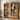 5-Tier Tall Solid Wood Bookcase (Set of 2),  Heavy Duty Floor Large Bookshelf Standing Display Shelf for Living Room Library