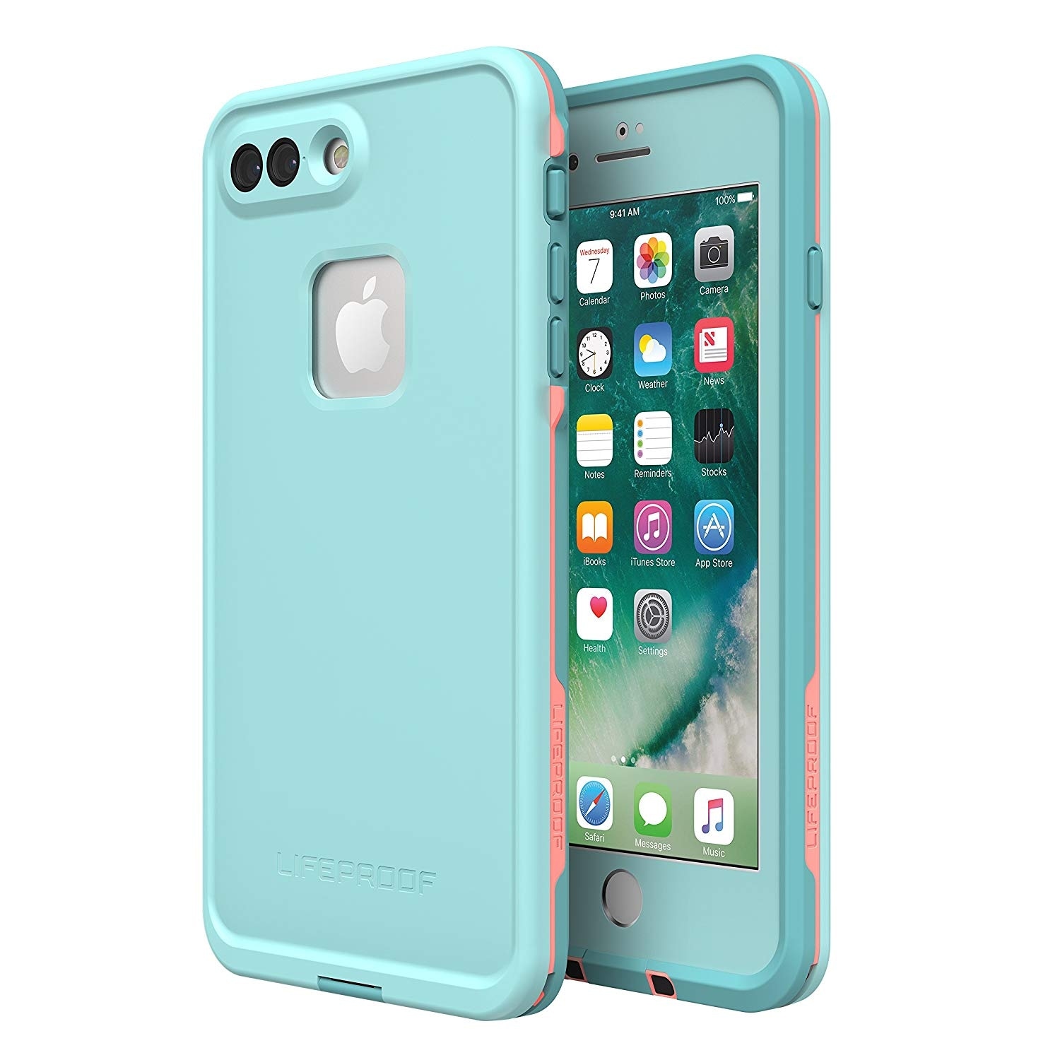 orvisinc lifeproof series waterproof case for iphone 7 plus green