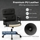 preview thumbnail 6 of 15, Ergonomic Home Office Desk Chair, Computer Chair with Lumbar Support Executive Task Armrests Chair