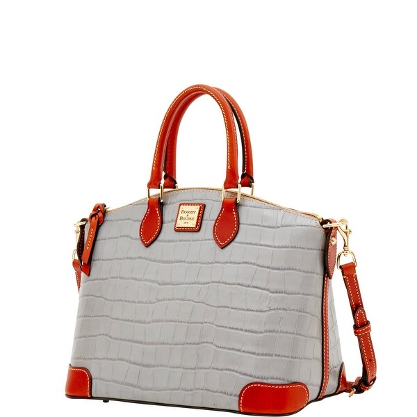 dooney croco satchel