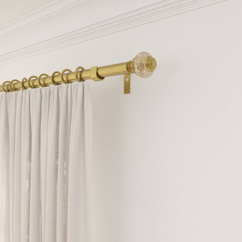 Acroma Luxury Spherical Gold Curtain Rod