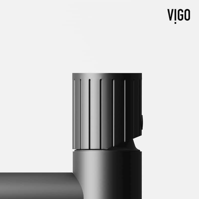 VIGO Ashford 8" H Single Handle Single Hole Bathroom Faucet