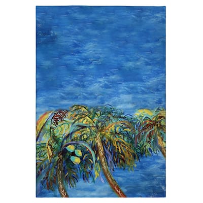 Midnight Palms Guest Towel - 20x20