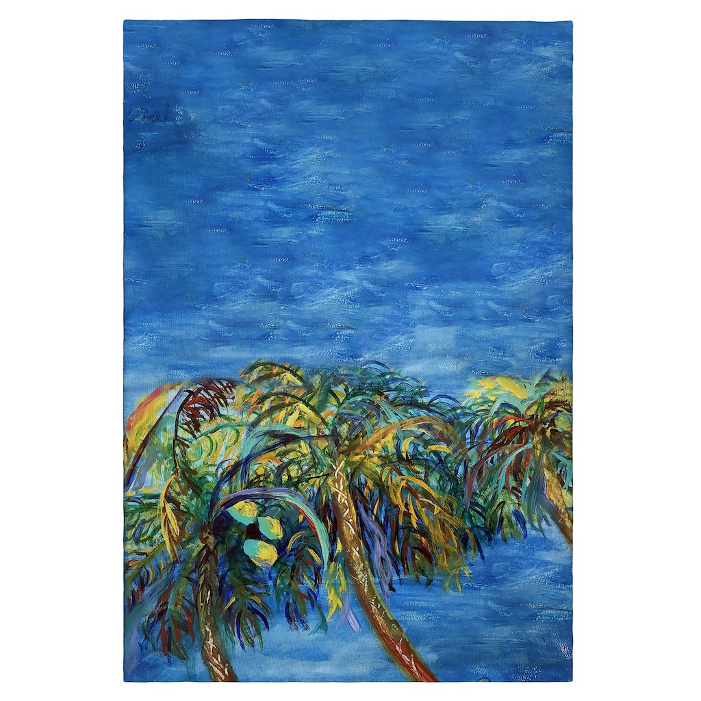 Midnight Palms Guest Towel - 20x20