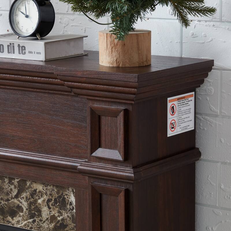 Only Mantel (Not Included 23" Fireplace)--45.6"W*11.8"D*40"H