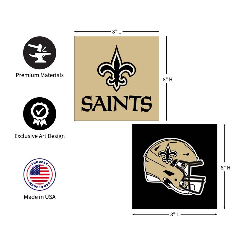 New Orleans Saints Foam Core Wall Decor