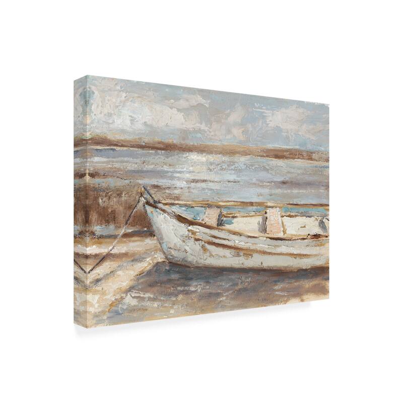 Ethan Harper 'Weathered Rowboat Ii' Canvas Art