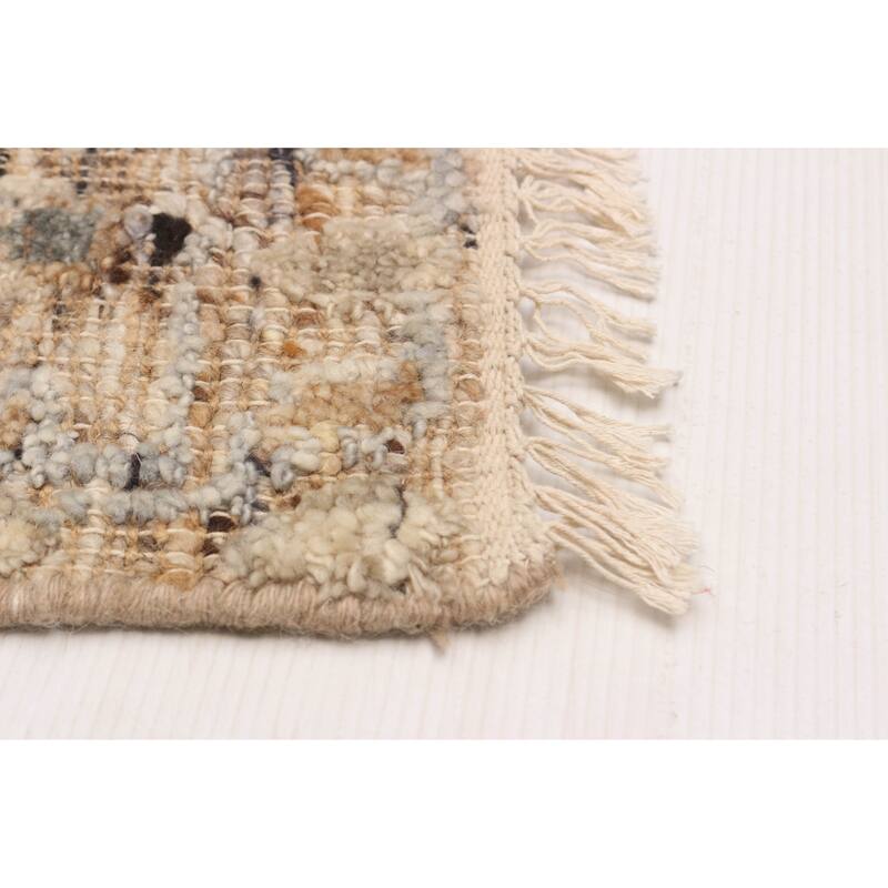 ECARPETGALLERY Hand-knotted Jules Serapi Tan Wool Rug - 8'2 x 9'11