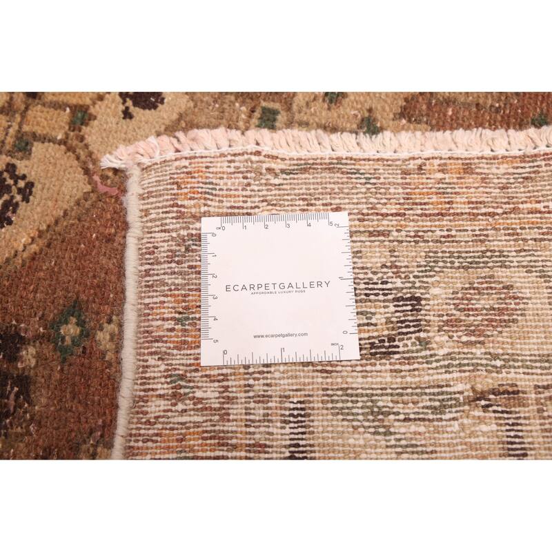 ECARPETGALLERY Hand-knotted Antalya Vintage Brown Wool Rug - 3'2 x 6'6