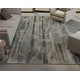 preview thumbnail 6 of 7, Domani Oceans Abstract Teal Striped Rug