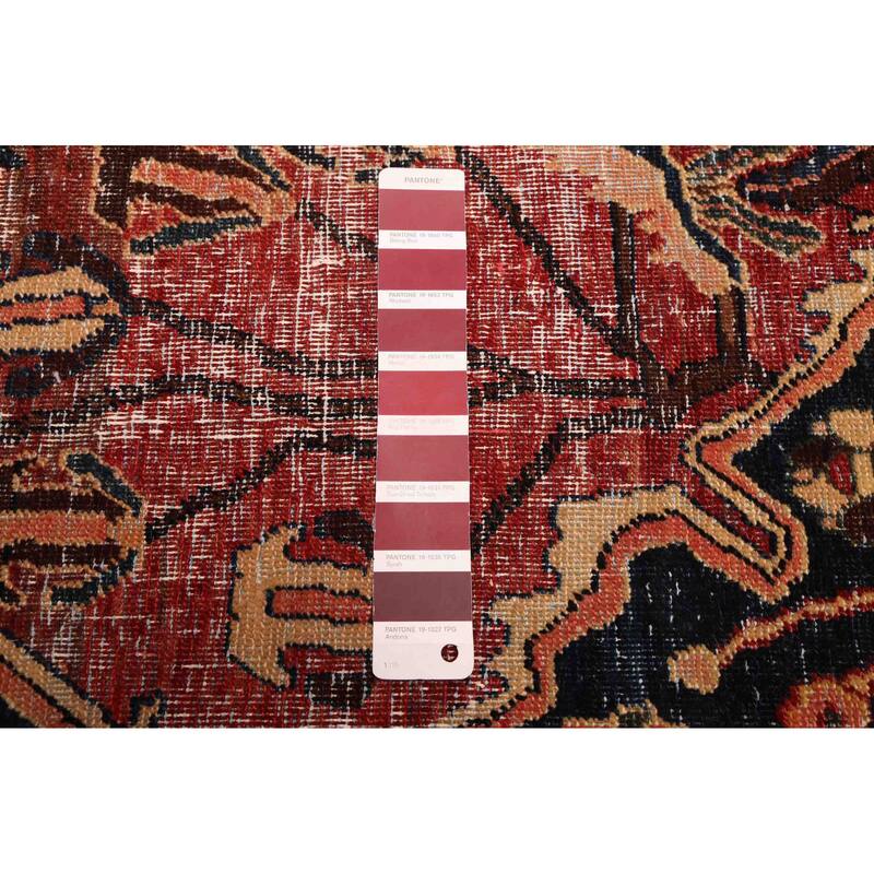 ECARPETGALLERY Hand-knotted Antalya Vintage Copper Wool Rug - 4'3 x 6'11