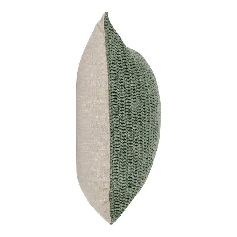 Kosas Home Marcie Knitted 22-inch Throw Pillow