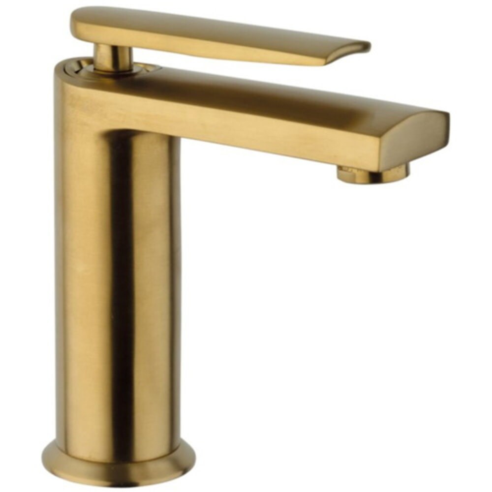 Shop Fortis 602110c Bathroom Sink Faucets Single Hole Brushed Gold Overstock 31639879