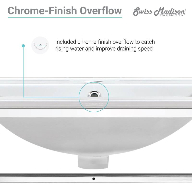 Pierre 30 Single, Open Shelf, Metal Frame Bathroom Vanity