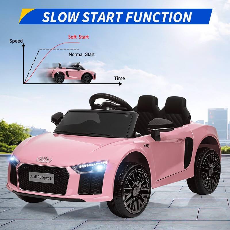 Ride Car for Kids, 12V Power Battery Electric Vehicles for 3-7 Toddlers