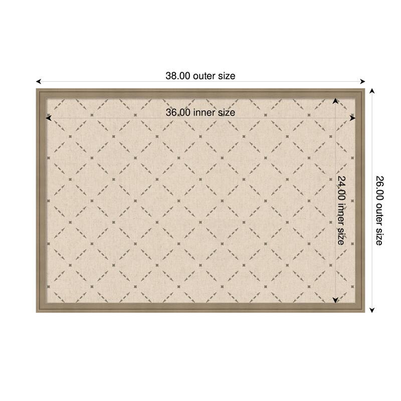 Kate and Laurel Pinboard Green Lattice Print