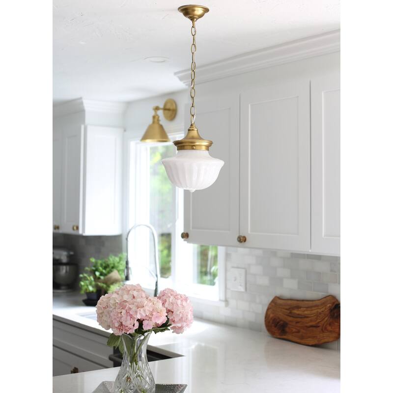 Hudson Valley Lighting Garden City 11" Tall Wall Sconce with Black