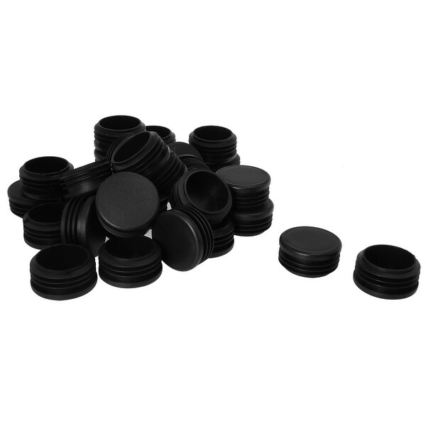 1 3/4" 1.77" OD Plastic Round Tube Insert Glide End Cap Pad 32pcs 1.61"-1.69" Inner Dia for Desk Chair Prevent Noise Easily Move