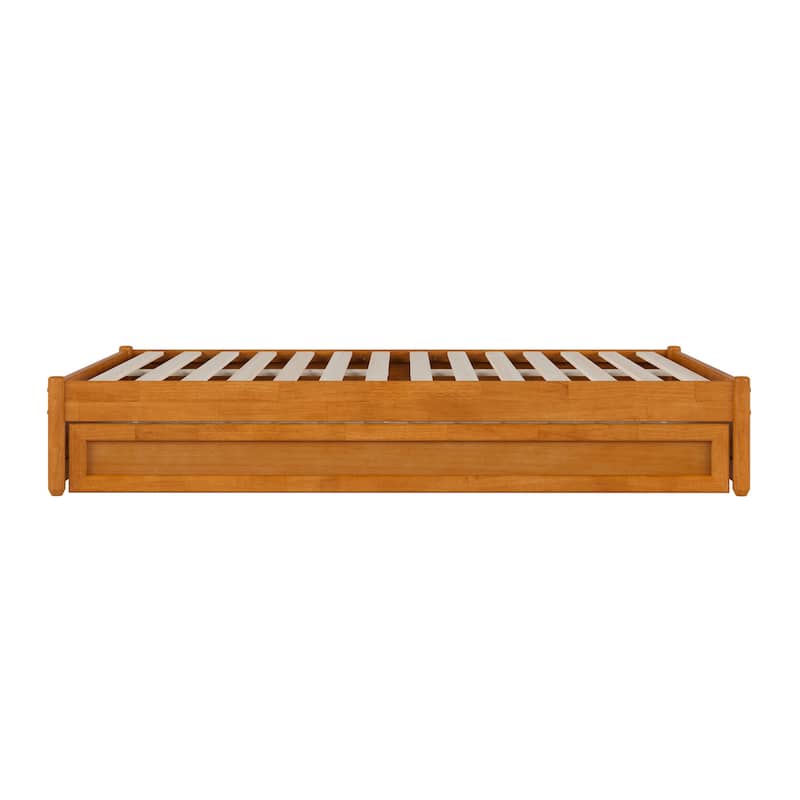 Barcelona Panel Platform Bed with Twin Trundle