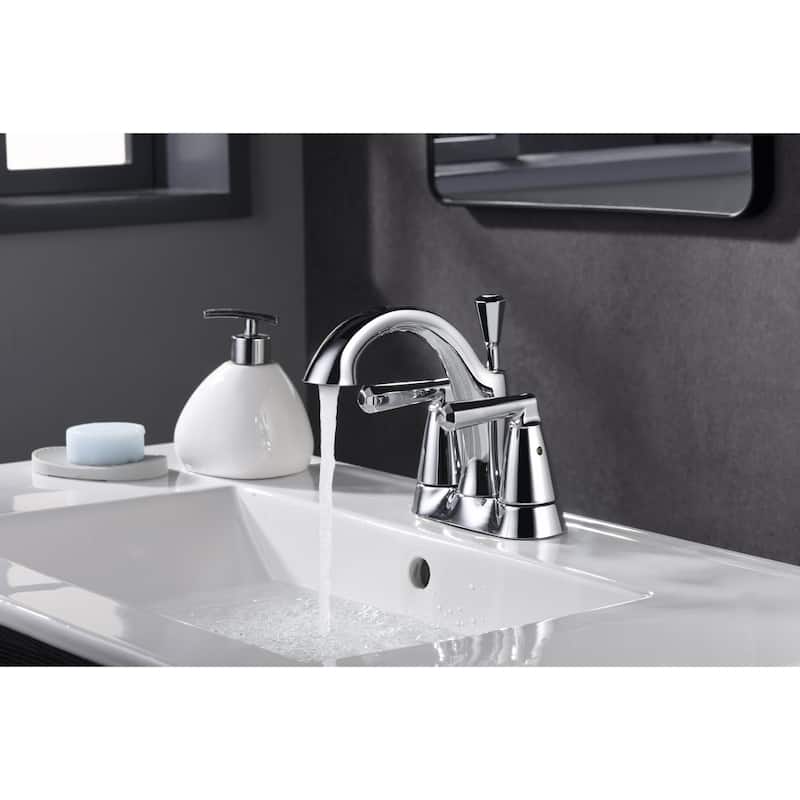 Ultra Faucets Z Collection Two-Handle 4" Centerset Lavatory Faucet