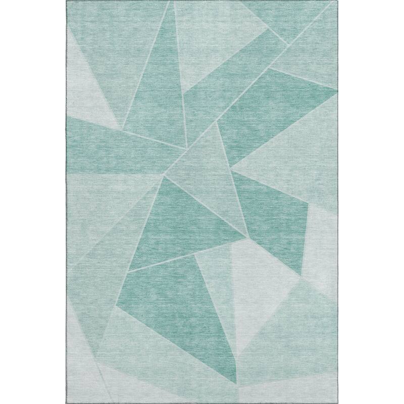 Premium Washable Super Soft Contemporary Mosaic Mayfield Rug