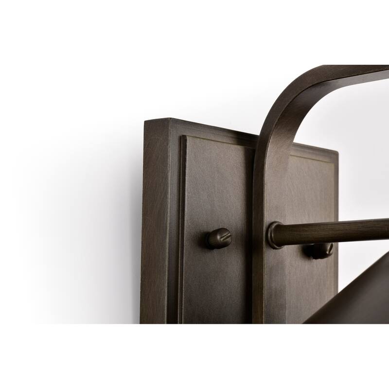 Ridge Medium Outdoor Lantern Bronze Finish Clear Seeded Glass