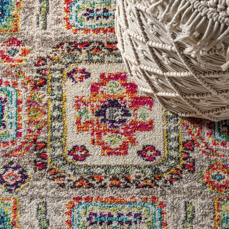 JONATHAN Y Boho FLAIR Medallion Area Rug
