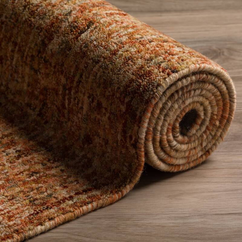 Addison Eastman Variegated Solid Wool Area Rug