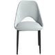 preview thumbnail 71 of 83, Amalfi Mid-Century Modern Upholstered Dining Chair - Open Back Side Chair with Metal Legs for Kitchen, Dining Room & Living Room
