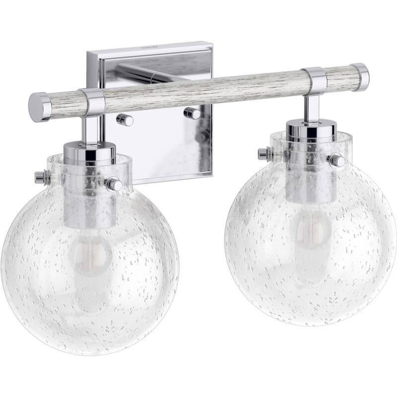 Kohler Lighting 38413-SC02 Holt 2 Light 10" Tall Wall Sconce - Polished Chrome