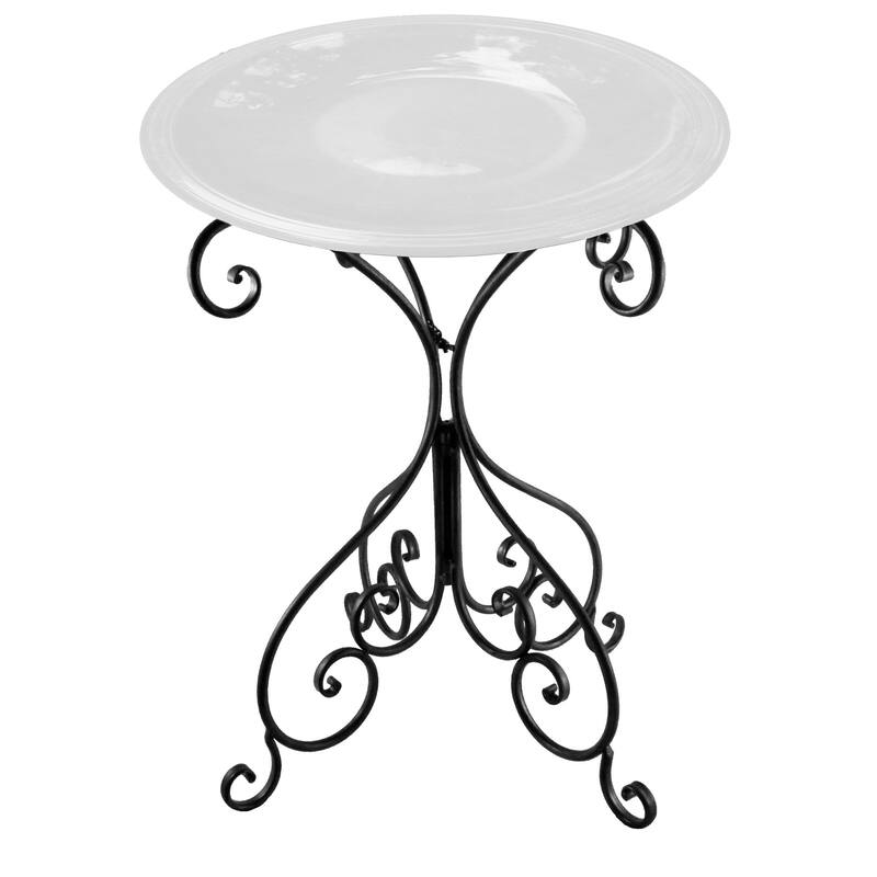 25" Deluxe Metal Birdbath Base
