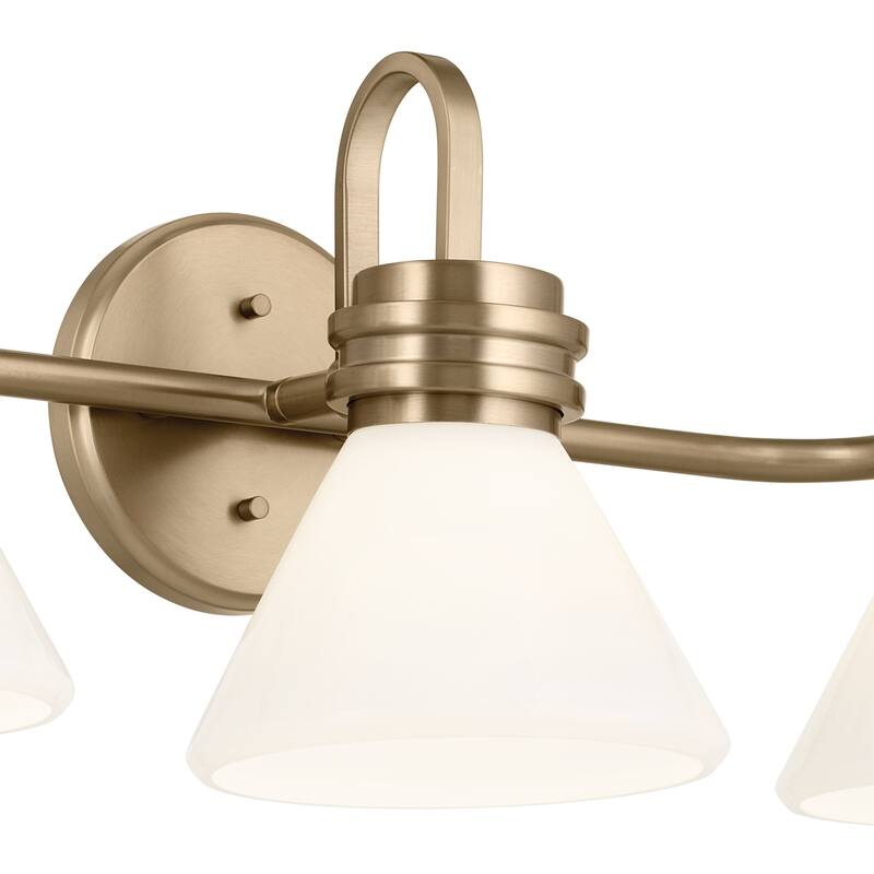 Kichler Lighting Farum 26 in. 3-Light Champagne Bronze Vanity Light