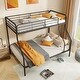 preview thumbnail 16 of 19, Space-Saving Twin Over Full Bunk Bed with Ladder, Full-Length Guardrails, Modern Design