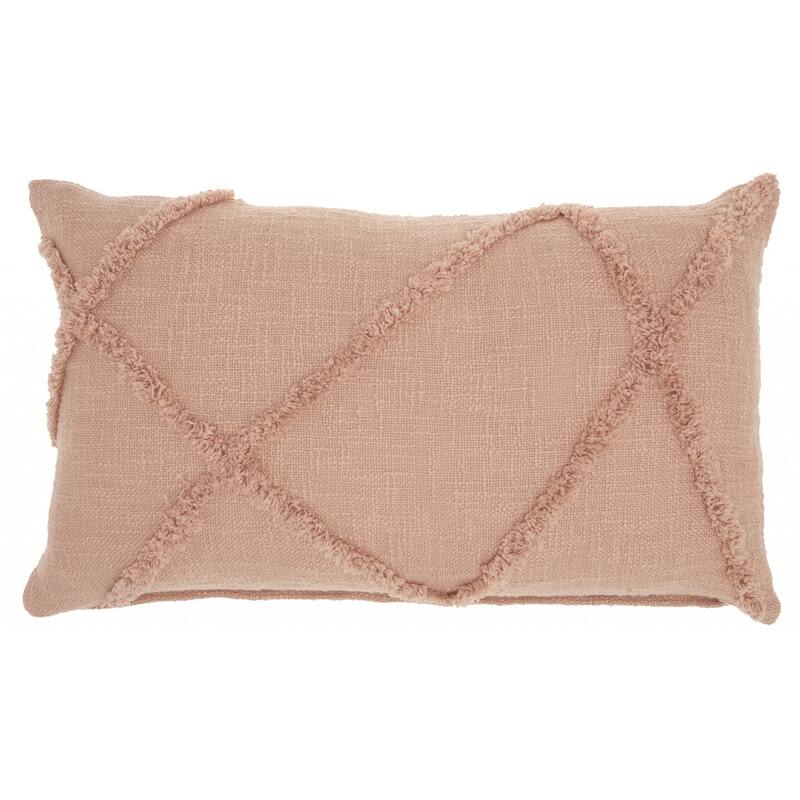 Royal Abstract Shaggy Detail Lumbar Pillow