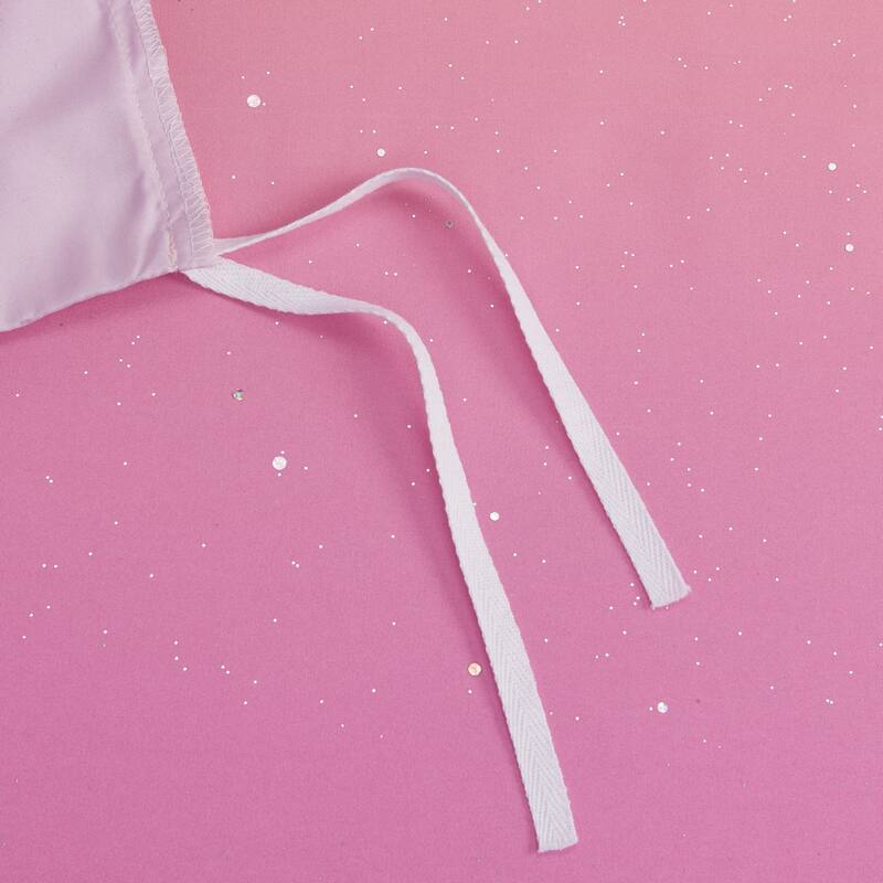 Sparkle Metallic Glitter Printed Reversible Duvet Cover Set by Intelligent Design