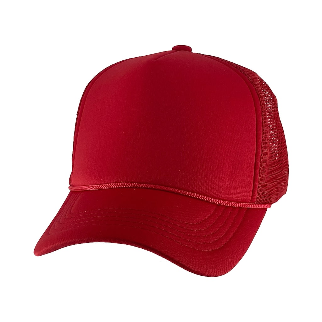 Top Headwear Blank Trucker Hat - Mens Trucker Hats Foam Mesh Snapback