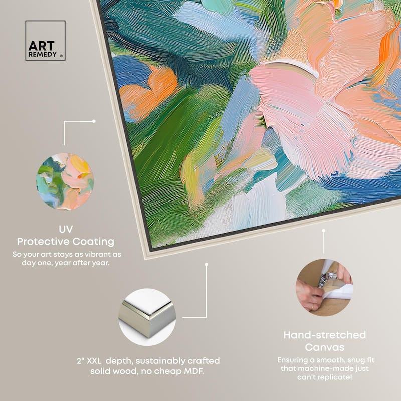 Chromatic Layers Canvas Set of 2 by Art Remedy