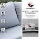 preview thumbnail 108 of 119, MAISON ARTS Outdoor Sofa Set 4/6-Piece Patio Conversation Set with 45'' Gas Fire Pit Table