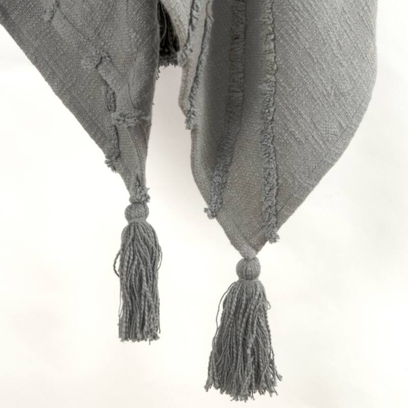 Rizzy Home Geometric Textured Cotton Throw