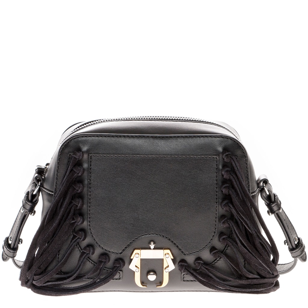 Paula Cademartori Bea Leather Fringe Shopping Bag