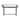 Wood and Travertine Console Table with Open Shelf and Curved Design
