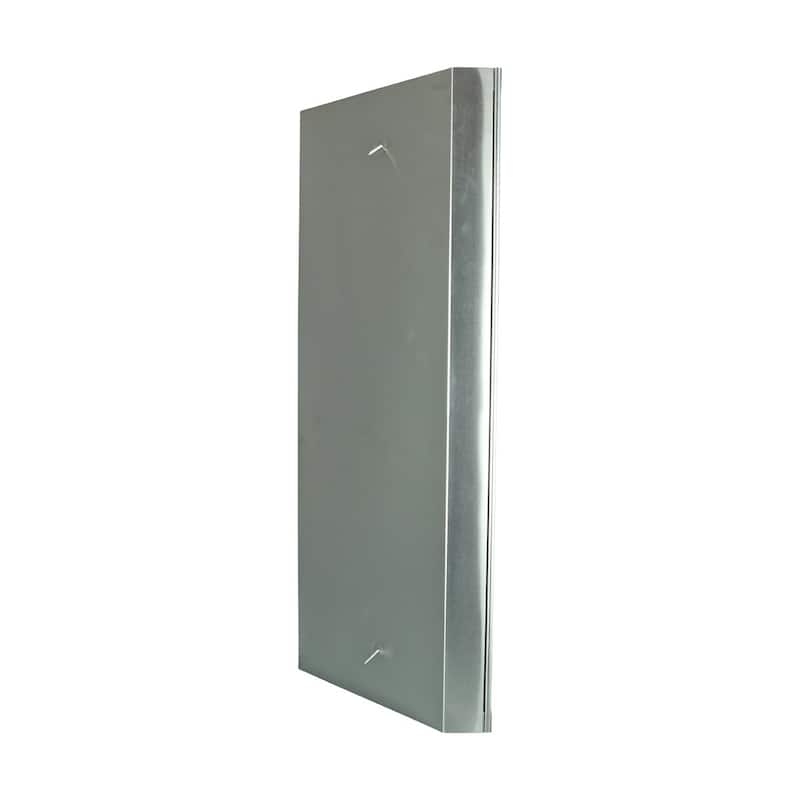 Corner Medicine Cabinet 23.62" x 11.87" Stainless Steel with Mirror Hardware Opens Left to Right (Set of 2) Renovators Supply