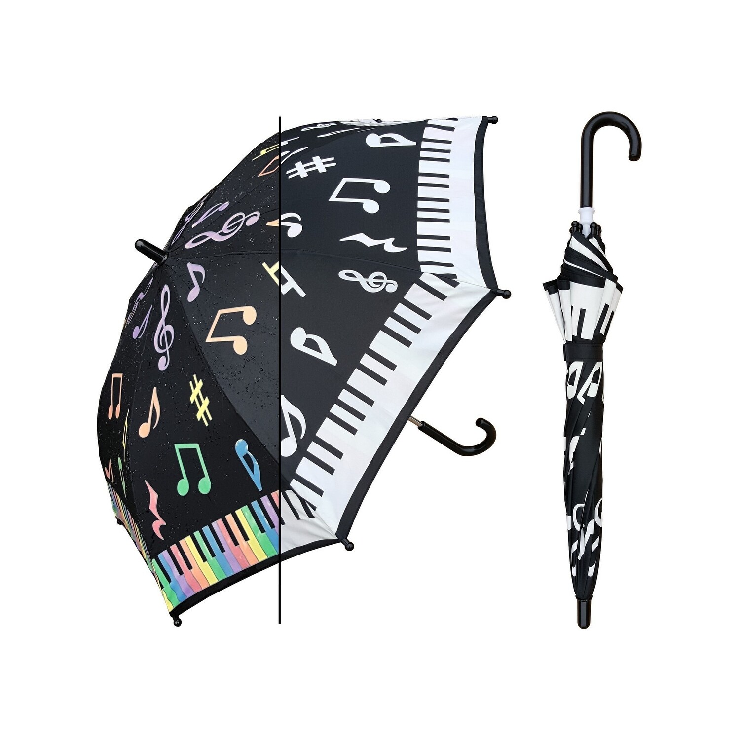 32” Arc Children Kid Clear w//Dots Umbrella RainStoppers Rain Cute Colorful